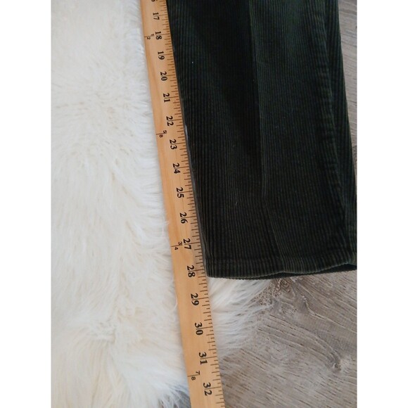 Lauren Ralph Lauren Women's Size 6 Petite Forest Green Corduroy Pants - Picture 10 of 10